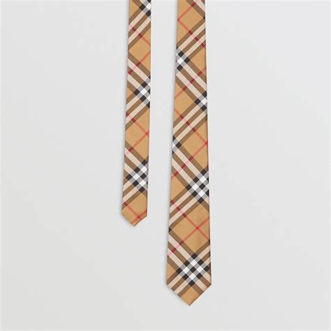 burberry yellow plaid tie|Burberry store online.